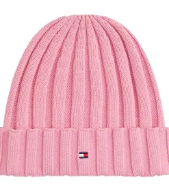 Huer Og Hatte|Tommy Hilfiger Hue - Strik - Mystic Pink