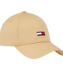 Kasketter|Tommy Hilfiger Kasket - Elongated Flag - Gentle Gold