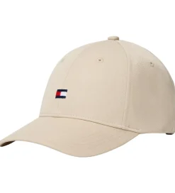 Kasketter|Tommy Hilfiger Kasket - Small Flag - Gulf SandBeige