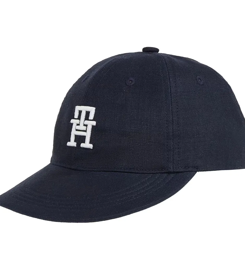 Kasketter|Tommy Hilfiger Kasket - TH Summer Prep - Space Blue