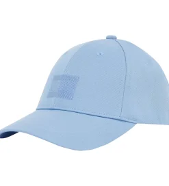 Kasketter|Tommy Hilfiger Kasket - Tonal Flag - Cloudy Blue