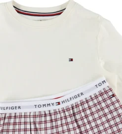 Nattøj|Tommy Hilfiger Nattøj - Ivory Silk/Mini Plaie Ivory