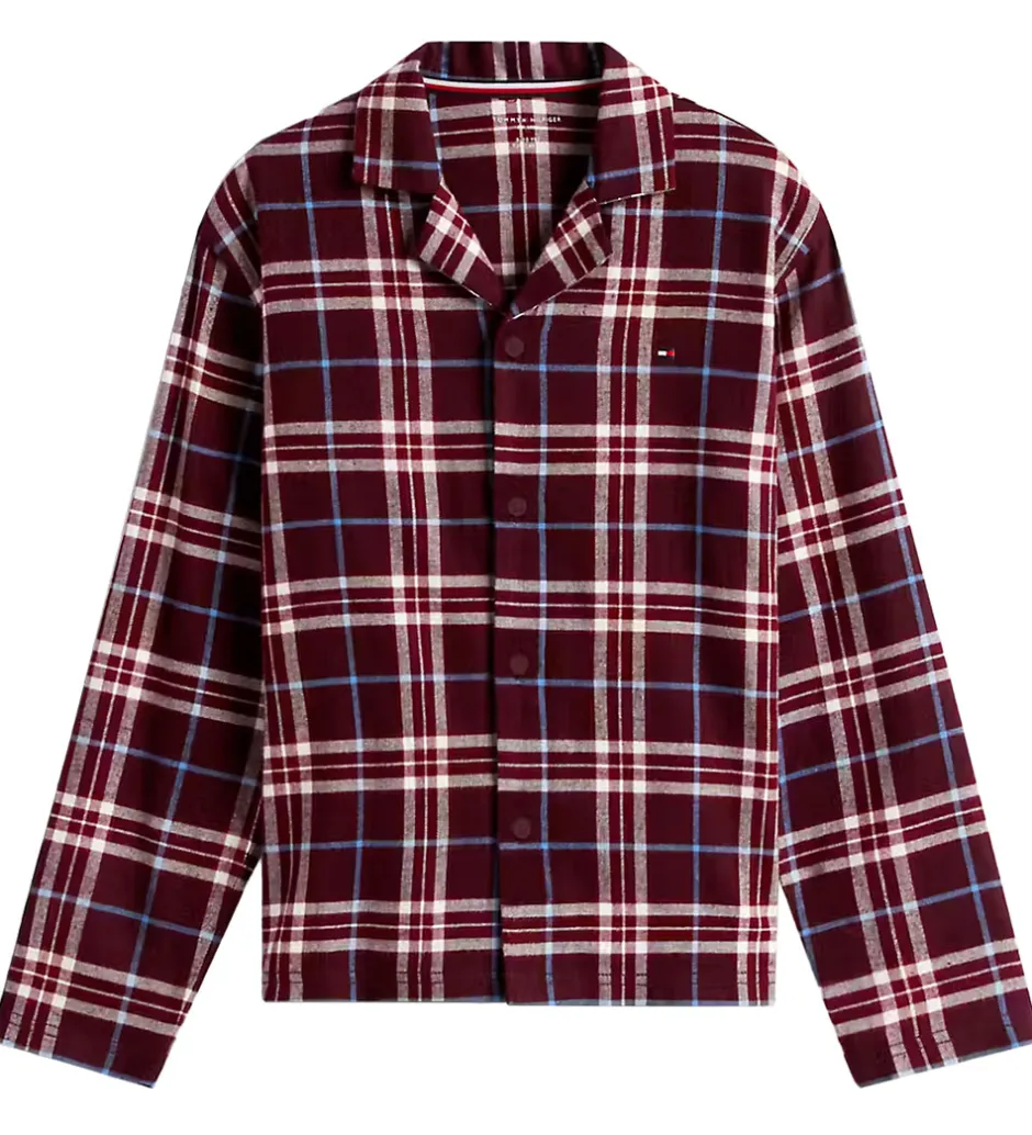 Nattøj|Tommy Hilfiger Nattøj - Straight - Tartan Reiker Burgundyred