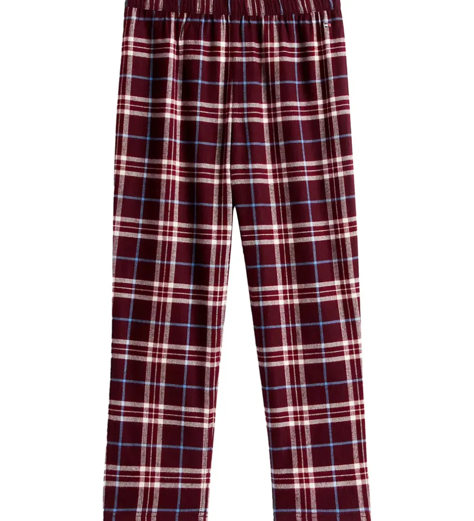 Nattøj|Tommy Hilfiger Nattøj - Straight - Tartan Reiker Burgundyred