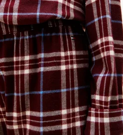 Nattøj|Tommy Hilfiger Nattøj - Straight - Tartan Reiker Burgundyred