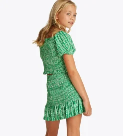 Nederdele|Tommy Hilfiger Nederdel - Printed Smock - Radiant Green
