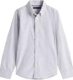 Skjorter|Konfirmationstøj|Tommy Hilfiger Skjorte - Dark Night Navy Stripe