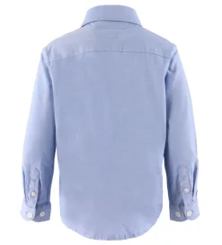 Konfirmationstøj|Tommy Hilfiger Skjorte - Stretch Oxford - Calm Blue