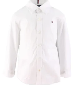 Konfirmationstøj|Tommy Hilfiger Skjorte - Solid Stretch - Organic - Hvid
