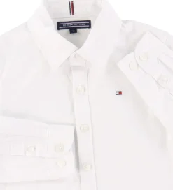 Konfirmationstøj|Tommy Hilfiger Skjorte - Solid Stretch - Organic - Hvid