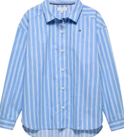 Skjorter|Tommy Hilfiger Skjorte - Stripe - Light Powdery Blue Stripes