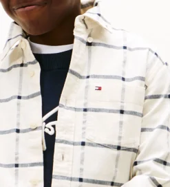 Skjorter|Konfirmationstøj|Tommy Hilfiger Skjorte - Window Pane Check - Hvidternet