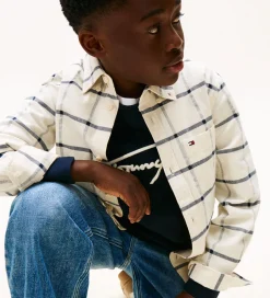 Skjorter|Konfirmationstøj|Tommy Hilfiger Skjorte - Window Pane Check - Hvidternet