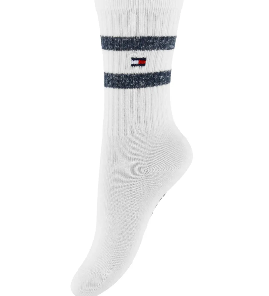 Unisex-Tøj|Strømper|Tommy Hilfiger Strømper - 3-pak - Navy/Hvid