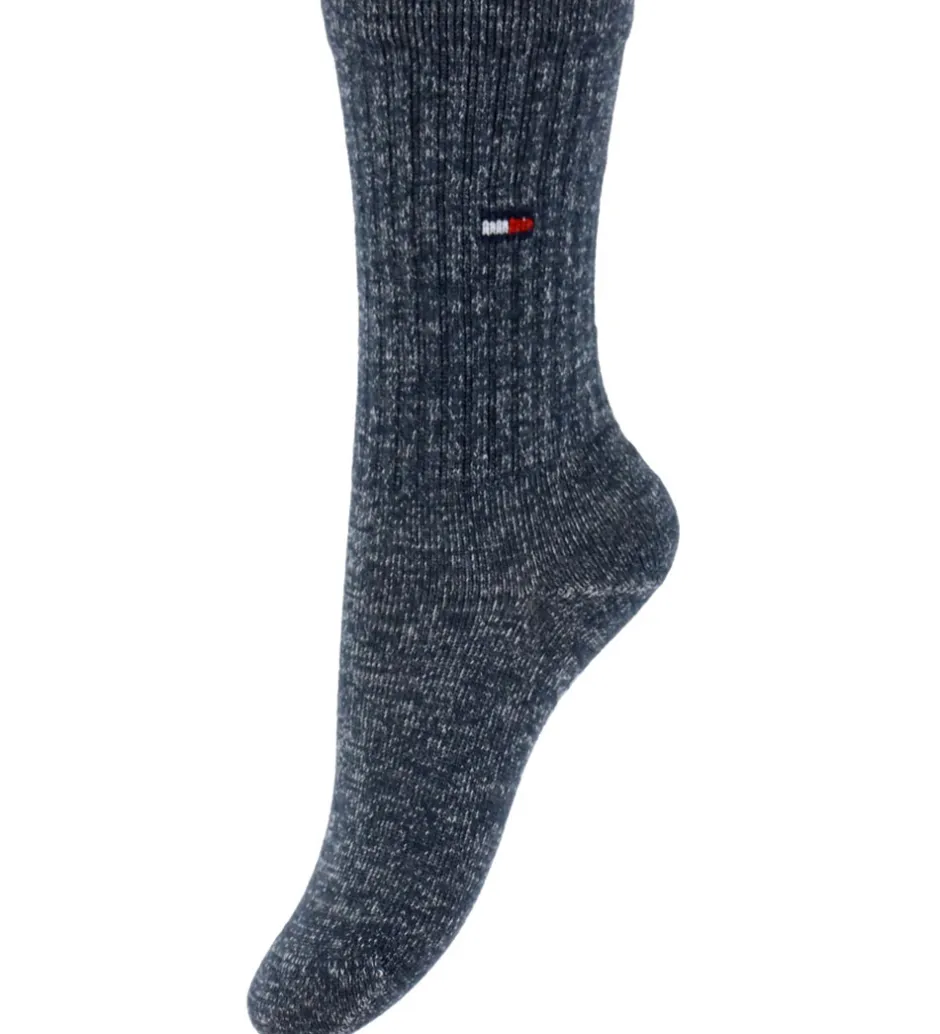 Unisex-Tøj|Strømper|Tommy Hilfiger Strømper - 3-pak - Navy/Hvid