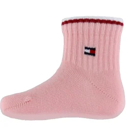 Strømper|Tommy Hilfiger Strømper - 3-pak - Pink/Hvid