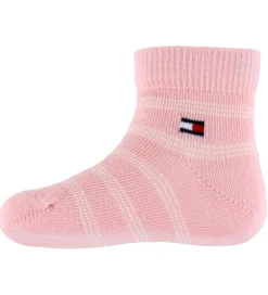 Strømper|Tommy Hilfiger Strømper - 3-pak - Rosa/Hvid