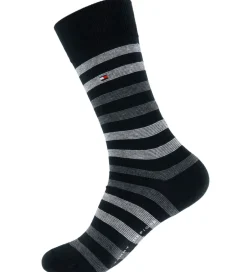 Strømper|Tommy Hilfiger Strømper - 3-pak - Sort m. Grå