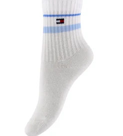 Strømper|Tommy Hilfiger Strømper - 2-pak - Lyseblå/Hvid