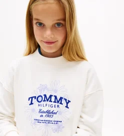 Pigetøj|Sweatshirts|Tommy Hilfiger Sweatshirt - Crew - Ancient White
