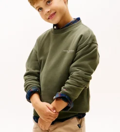 Sweatshirts|Tommy Hilfiger Sweatshirt - Mini Corp - Pewter Green