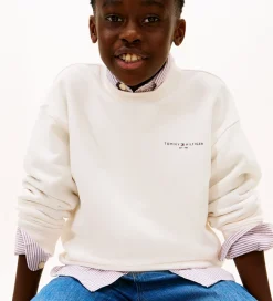 Sweatshirts|Tommy Hilfiger Sweatshirt - Mini Corp - Ancient Whitewhite