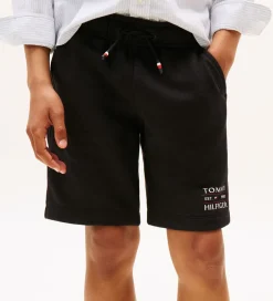 Shorts Og Knickers|Tommy Hilfiger Sweatshorts - Flag - Sort