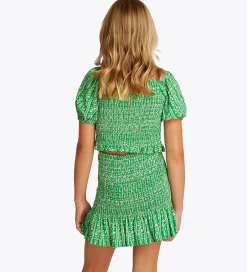 Toppe|Tommy Hilfiger Top - Printed Smock - Radiant Green