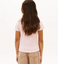 Pigetøj|T-Shirts|Tommy Hilfiger T-shirt - Duchess Pink