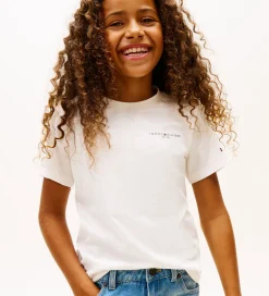 T-Shirts|Unisex-Tøj|Tommy Hilfiger T-shirt - Mini Corp - Ancient White