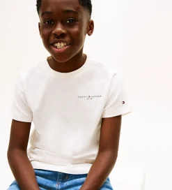 T-Shirts|Unisex-Tøj|Tommy Hilfiger T-shirt - Mini Corp - Ancient White