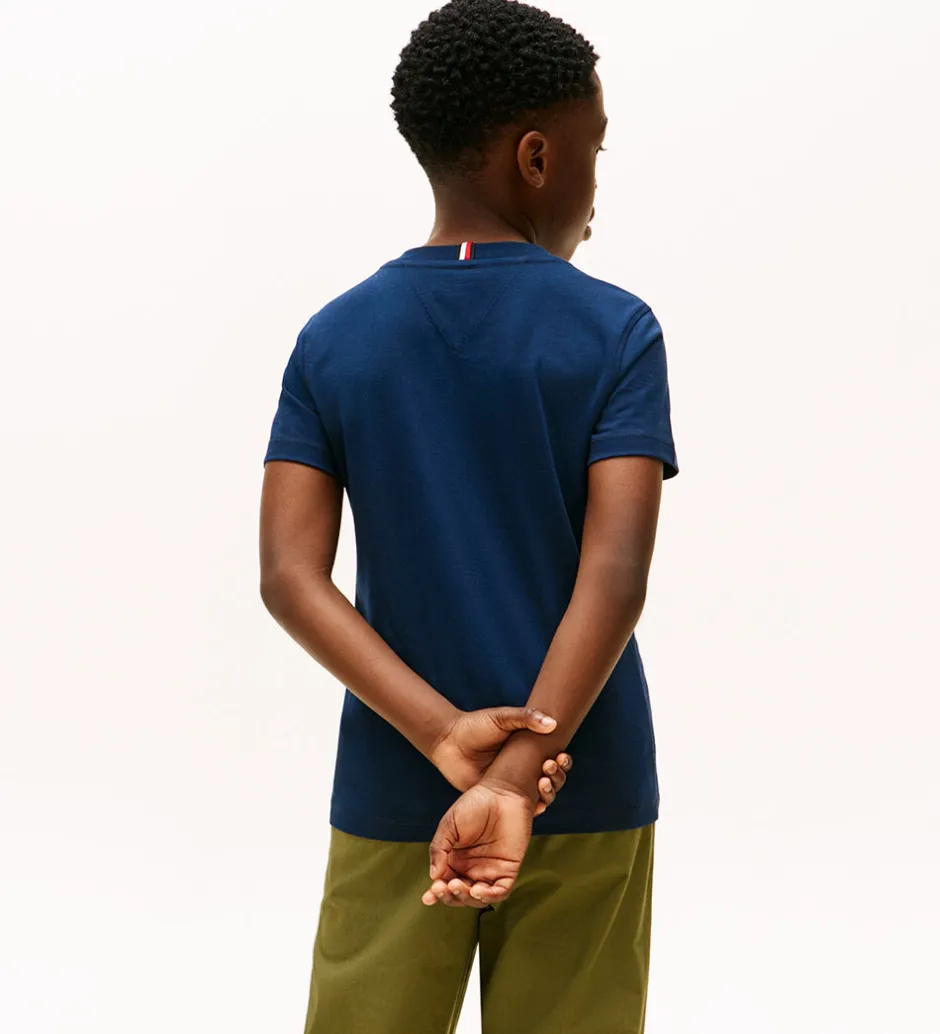 T-Shirts|Tommy Hilfiger T-shirt - Monotype - Dark Night Navy