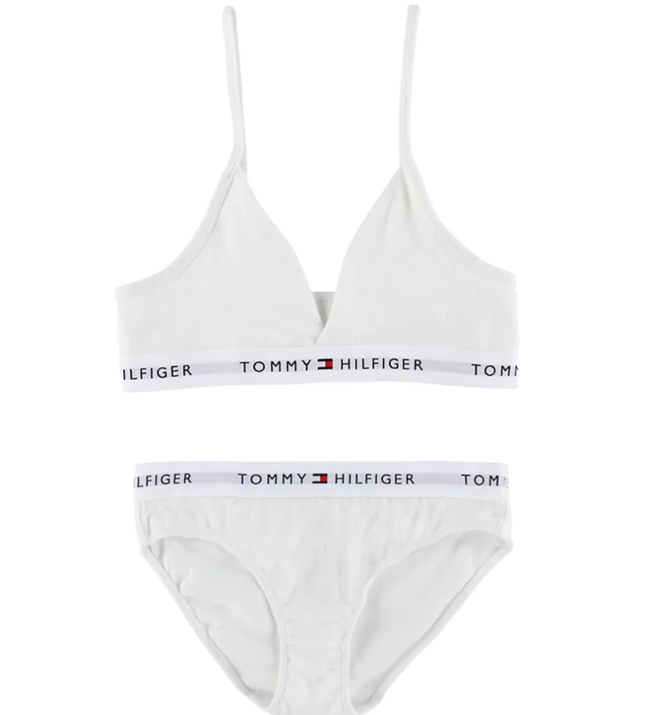 Undertøj|Tommy Hilfiger Undertøj - Ecru White m. Hulmønster