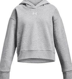 Hættetrøjer|Under Armour Hættetrøje - Cropped - Rival - Pitch Gray