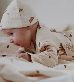 Bodyer|VACVAC Gaveæske - Bukser m. Fødder/Hue/Body l/æ - Rib - Croissan