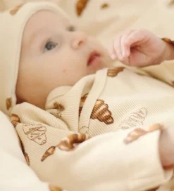 Bodyer|VACVAC Gaveæske - Bukser m. Fødder/Hue/Body l/æ - Rib - Croissan