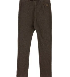 Leggings|VACVAC Leggings - Carlet - Rib - Dark Brown Melange