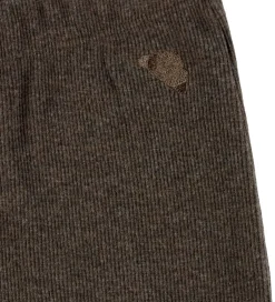 Leggings|VACVAC Leggings - Carlet - Rib - Dark Brown Melange