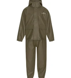 Regntøj|Ver de Terre Regntøj m. Seler - PU - Dark Moss