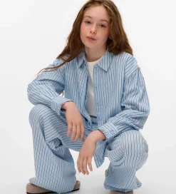 Skjorter|Vero Moda Girl Skjorte - VmPinnys - Airy Blue/New Pinny