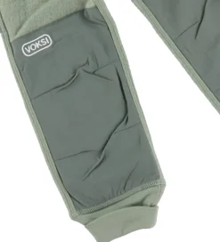 Fleece|Voksi Bukser - Uld - Støvet Grøn