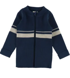 Striktrøjer|Voksi Cardigan - Uld - Poppy Blue