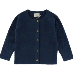 Striktrøjer|Voksi Cardigan - Uld - Poppy Blue