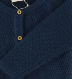 Striktrøjer|Voksi Cardigan - Uld - Poppy Blue
