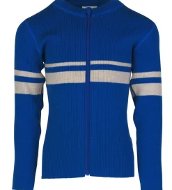 Striktrøjer|Voksi Cardigan - Uld - Rib - Twilight Blue