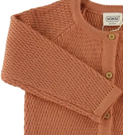 Striktrøjer|Voksi Cardigan - Uld - Sandstone Peach
