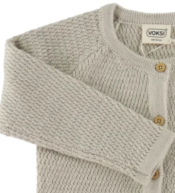 Striktrøjer|Voksi Cardigan - Uld - Seashell Sand