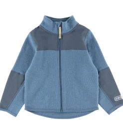 Uld|Fleece|Voksi Fleecejakke - Uld - Blue Bell