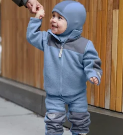 Uld|Fleece|Voksi Fleecejakke - Uld - Blue Bell