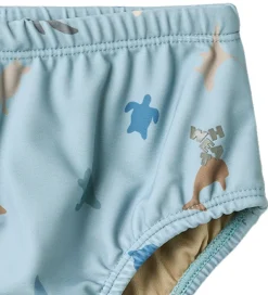 Badetøj|Wheat Blebadebukser - Philip - UV40+ - Soft Blue Sea Life
